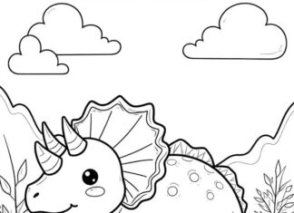 Dinosaur Coloring Pages for Kids: Explore the Ancient World with Cute Dinosaur Drawings