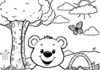 Cute Bear Coloring Pages: Nurturing Your Child’s Artistic Side