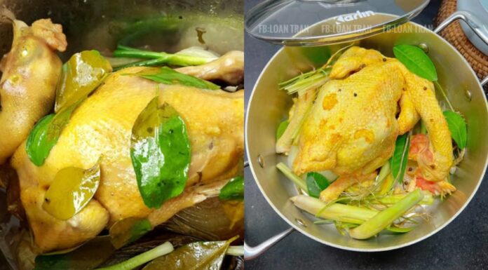 “Old School: Boil Chicken with Water. New Trick: Two Waterless Methods for a Tastier, Juicier Bird.”