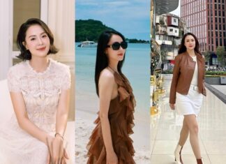 “Ageless Style: Hồng Diễm’s Chic Alternative to Skinny Jeans for Women Over 40”