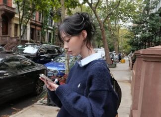 Winter from aespa Rocks a Cute Updo, Ushering in a Fresh Beauty Trend for Autumn