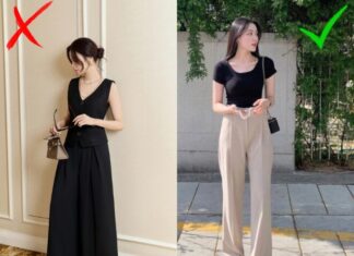 Transitioning Seasons: Wide-Leg Pants Fade Out as Sleek, Tailored Trousers Take Center Stage for a Polished Look