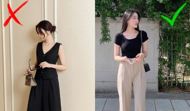 Transitioning Seasons: Wide-Leg Pants Fade Out as Sleek, Tailored Trousers Take Center Stage for a Polished Look