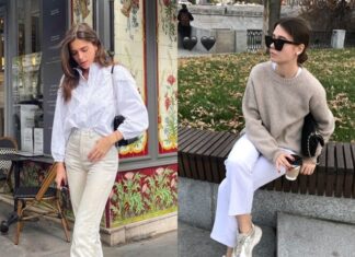 “Fall Fashion for Women Over 40: How to Rock White Pants for a Youthful, Elegant Look”