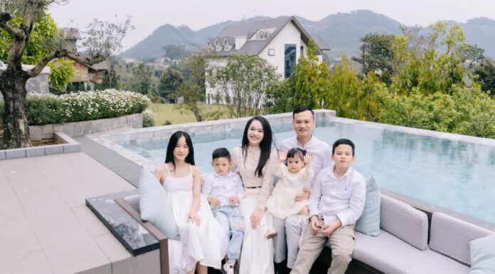 North Vietnamese Mom of Four Trades City Life for Suburban Bliss, Builds Stunning White Villa with Striking Spiral Staircase, Evoking Mini Nordic Charm