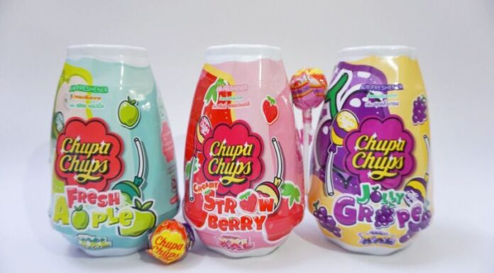 “Discover the Best Gel Air Fresheners: A Review of 4 Fruity Chupa Chups Scented Wax Variants”
