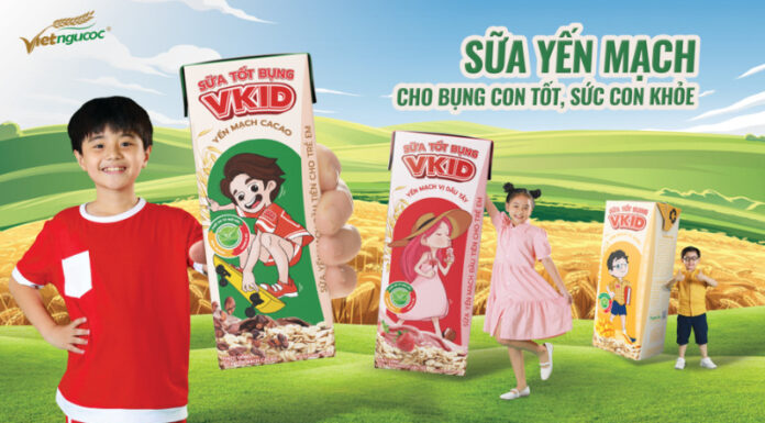 VKID Oat Milk: Việt Ngũ Cốc Launches New Gut-Friendly Product