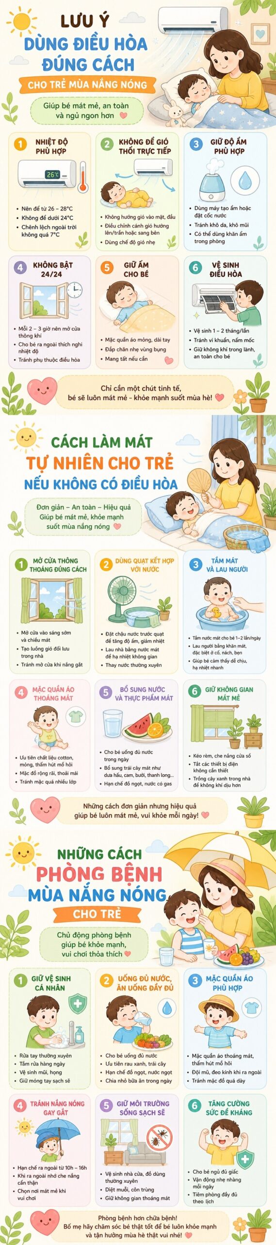 Infographic: Optimal AC Temperature Settings to Keep Kids Cool and Healthy During Hot Summer Days