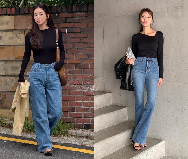 “Chilly Weather Essentials: 5 Cozy Yet Chic Long-Sleeve Tee Outfits Every Woman Should Rock”