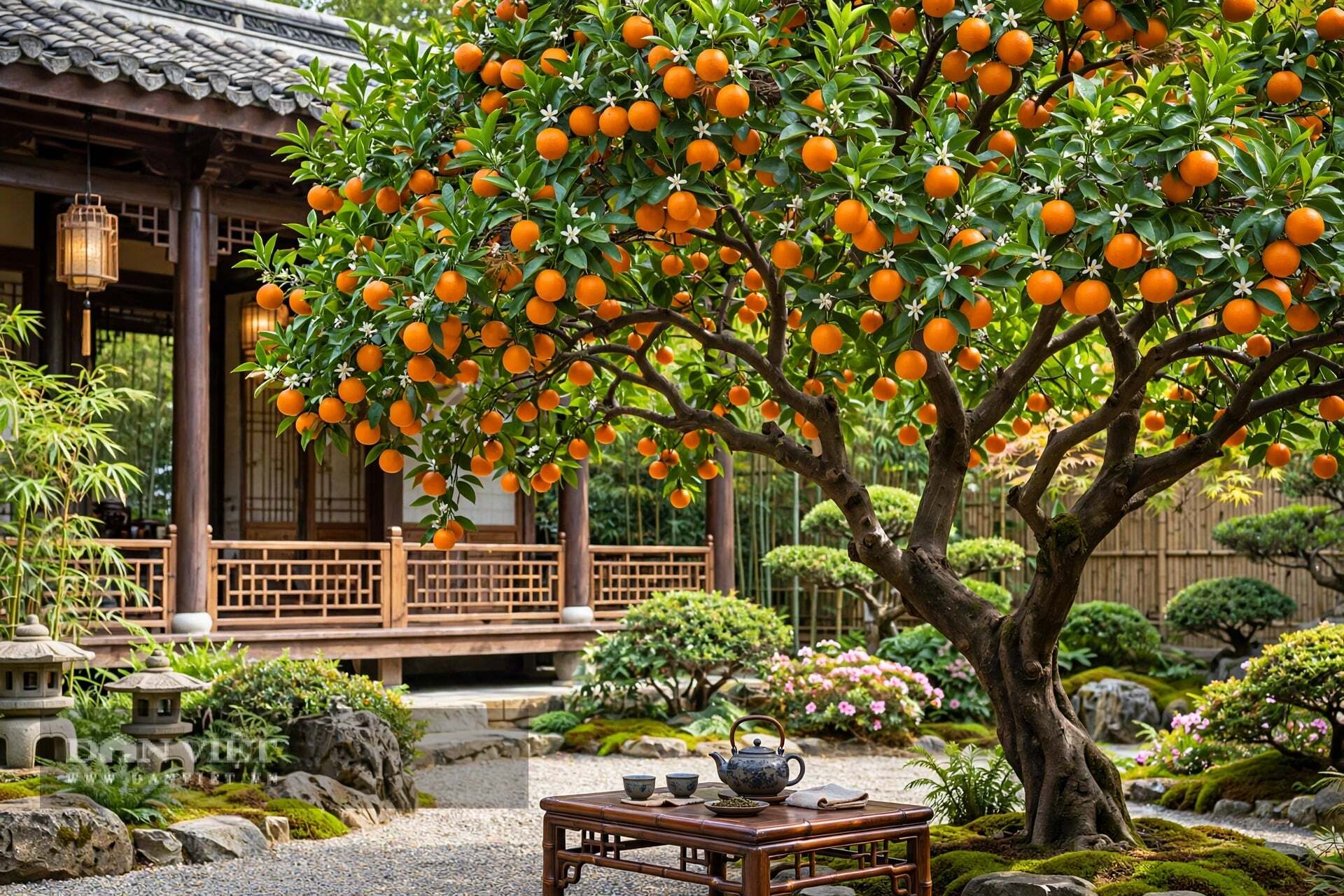 Four Auspicious Plants: Fragrant Flowers, Sweet Fruits, and Year-Round Serenity for Your Doorstep
