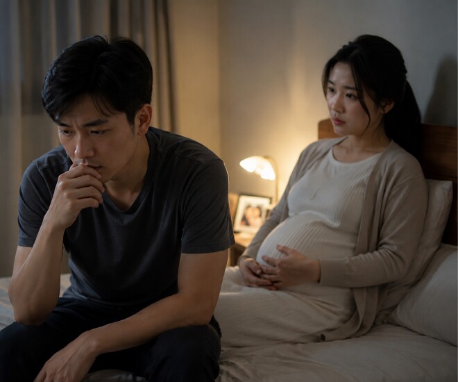 “The Day My Young Wife Announced Her Pregnancy, Her Parents Threw a Grand Family Celebration, While I Quietly Drafted Divorce Papers”